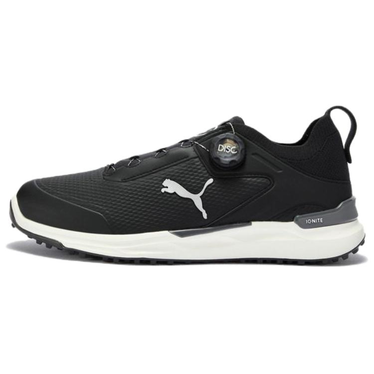 Puma Ignite Jpx Disc Удобные Универсальные Дышащие Поддерживающие Обувь для Гольфа Мужская кроссовка Черный 313276-02 40