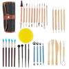 36-Piece Clay Sculpture & Carving Tool Set