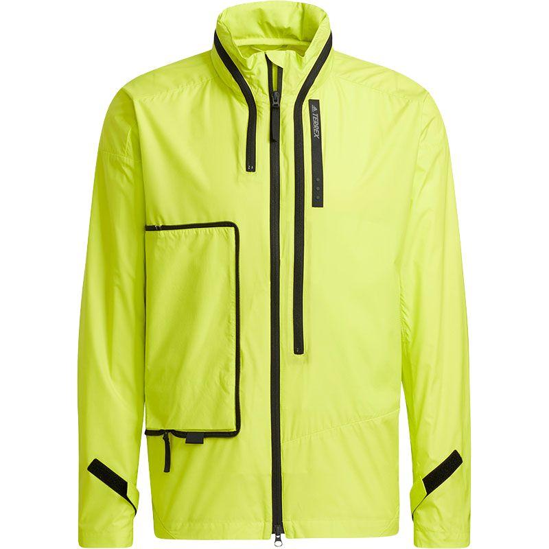 Adidas Jacket Men s Tamarind Green/Yellow H13867 175/96A/M
