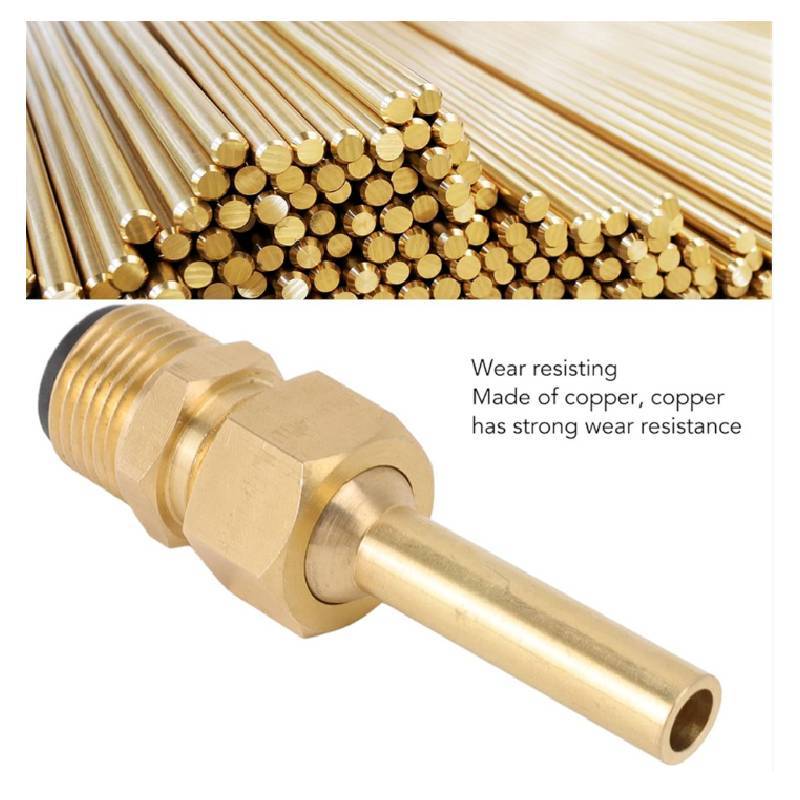 Ugello per Fontana da Giardino in Rame Pieno Regolabile Esagonale Spruzzatore d'Acqua per Decorazione del Giardino