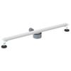 360 degrees  Shower Drain with Slim Design Silver 80 cm Stainless Steel 304