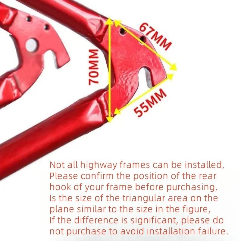 AXI Bike Disc Brake Adapter MTB Frame V Brake Mounting Converter Road Bicycle Rear Wheel Heavy Duty Conversion Accessories