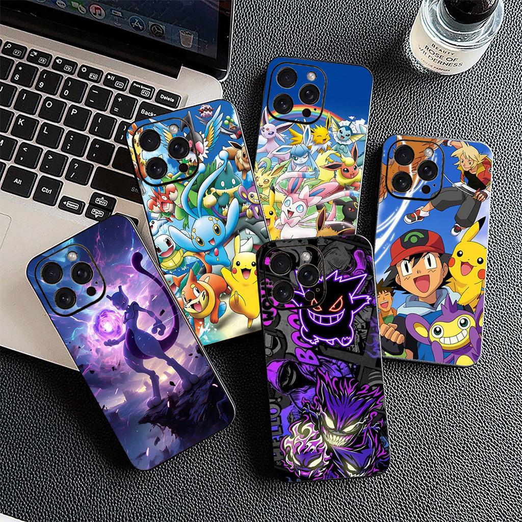 For Motorola Moto Edge 50 30 One Fusion 40 Neo Ultra Pro 20 Lite G50 G85 G84 E15 E14 Phone Case Gengar P-Pikachus P-Pokemons GO