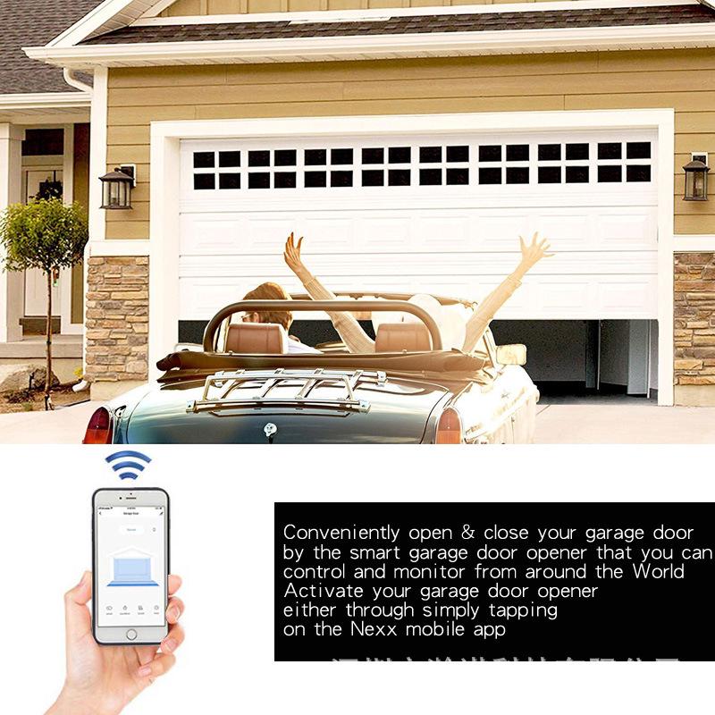 Graffiti WiFi Garage Door Opener with Mobile Remote and Alexa Voice Control