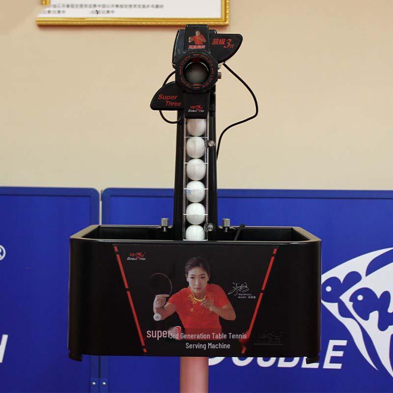 Double Fish Table Tennis Ball Machine Super 3rd Gen