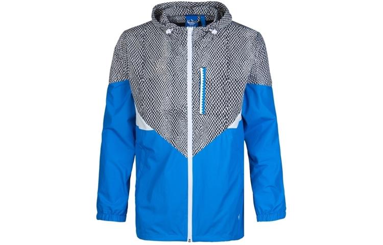 Adidas Originals Jackets Men s Blue Hooded Moderate Other AC0479 S