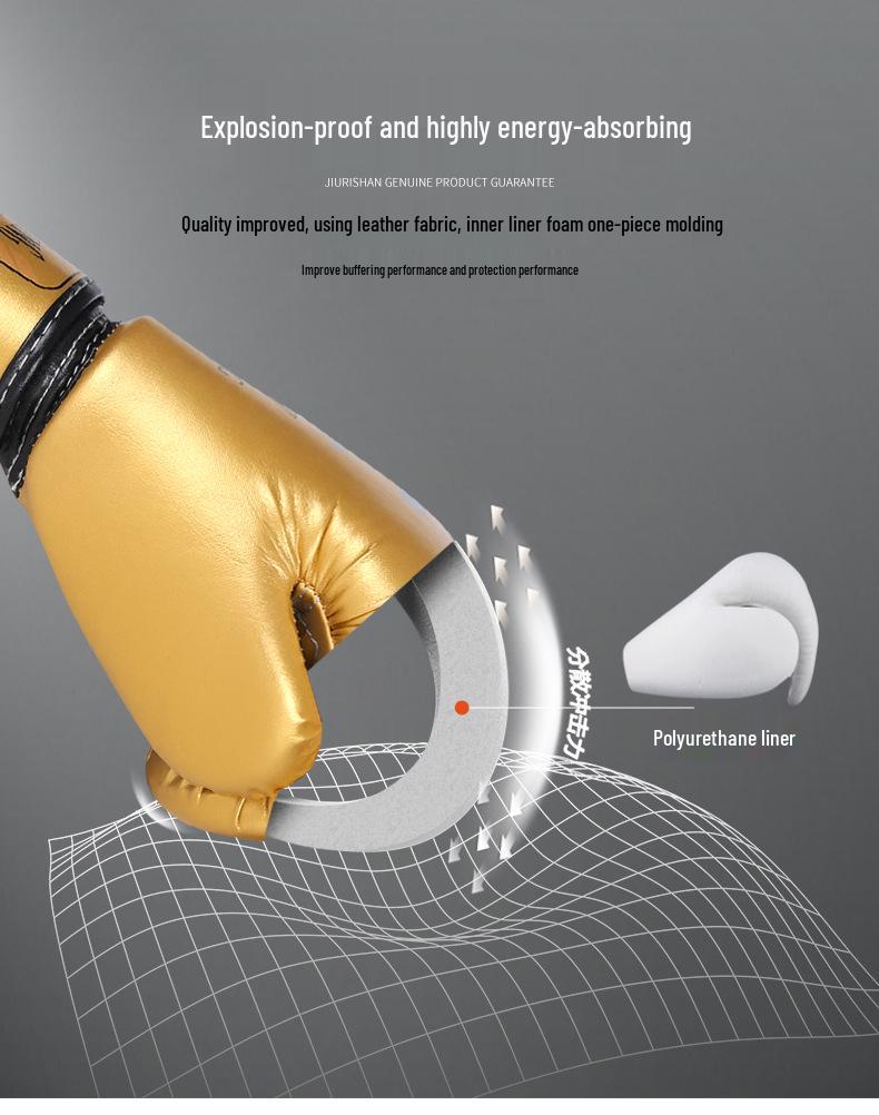 Jiurishan Kids' Boxing & Sanda Training Gloves for Men & Women