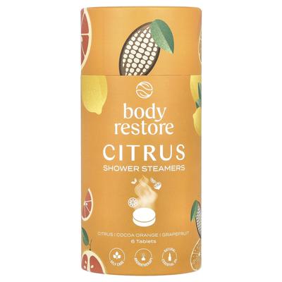 Shower Steamer, Citrus, 6 Count, 5.3 Oz