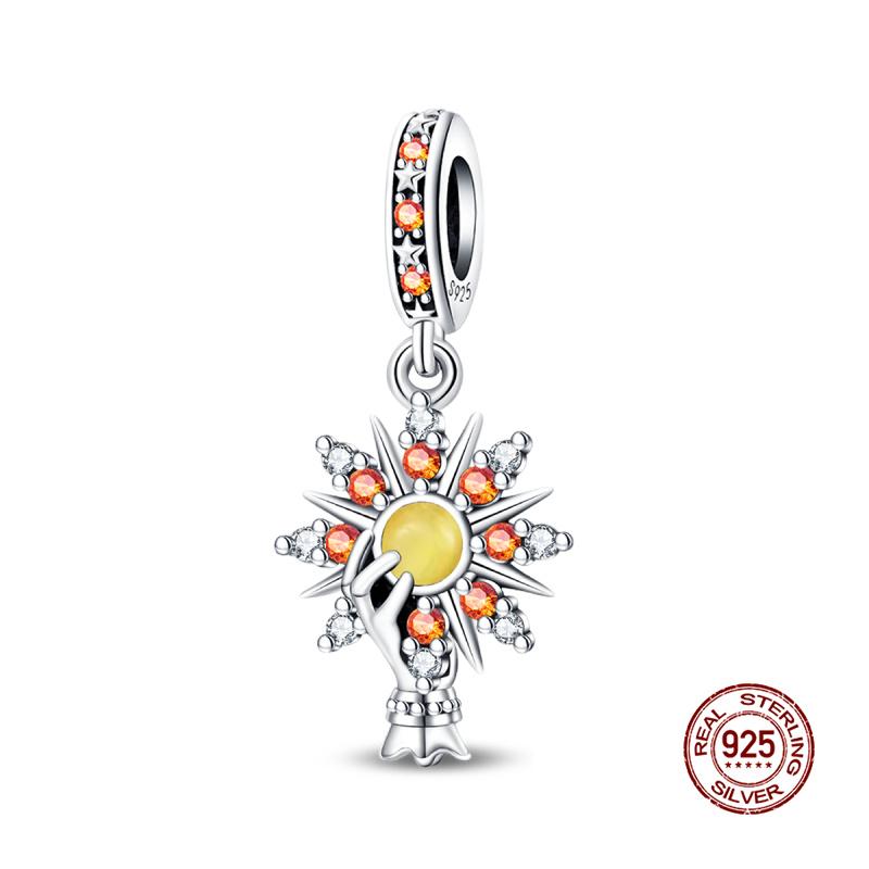 Original Charms Copper Tarot Cards & Snake Charm Beads Fit 3Mm Original Bracelet Necklace Women Diy Fine Jewelry Gift New In