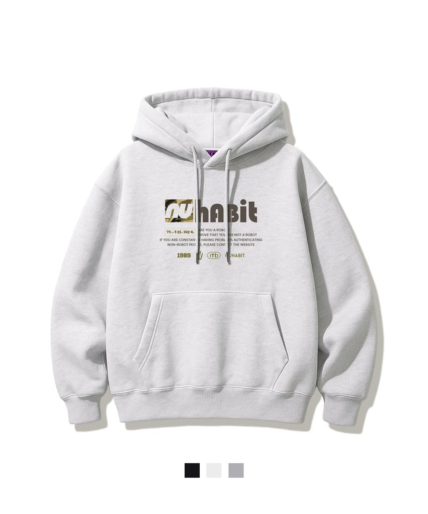 N/H Robot Balloon Oversized Fleece Hoodie (Gvh4-5Nh1368)