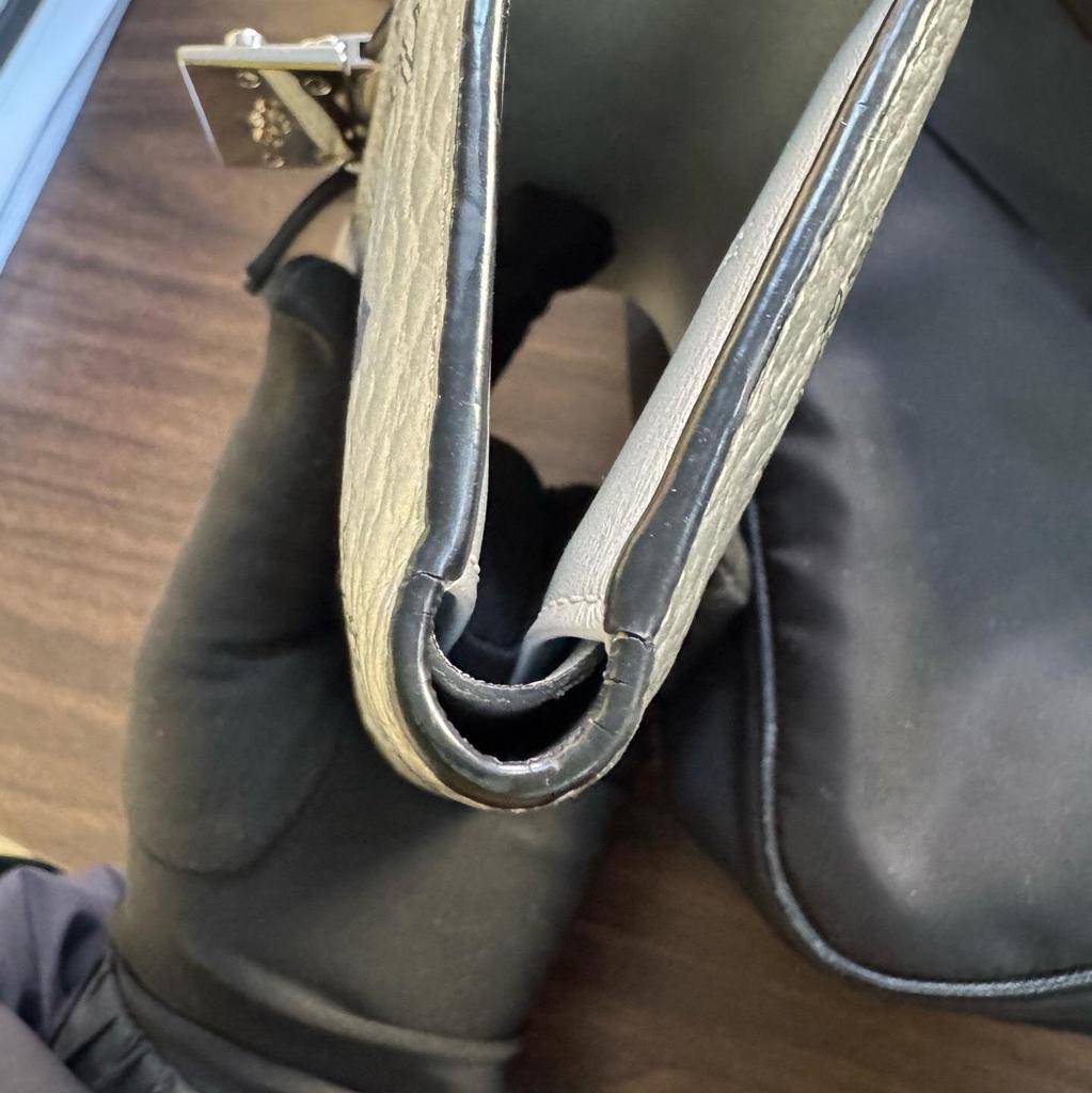[Gebraucht] Grauer beschichteter Canvas Kleiner Kartenhalter - Sehr gut #1NE7PXS