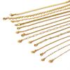 Trendy European & American Fashion Titanium Steel Twist Chain Bracelet for Women