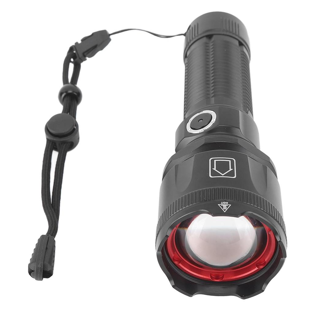 30W Zoomovací svítilny LED kovový spínač Super jasná svítilna pro cyklistiku, turistiku, kempování