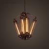 Industrial Metal Steampunk Pendant Hanging Lamp Black Retro Chandelier Light