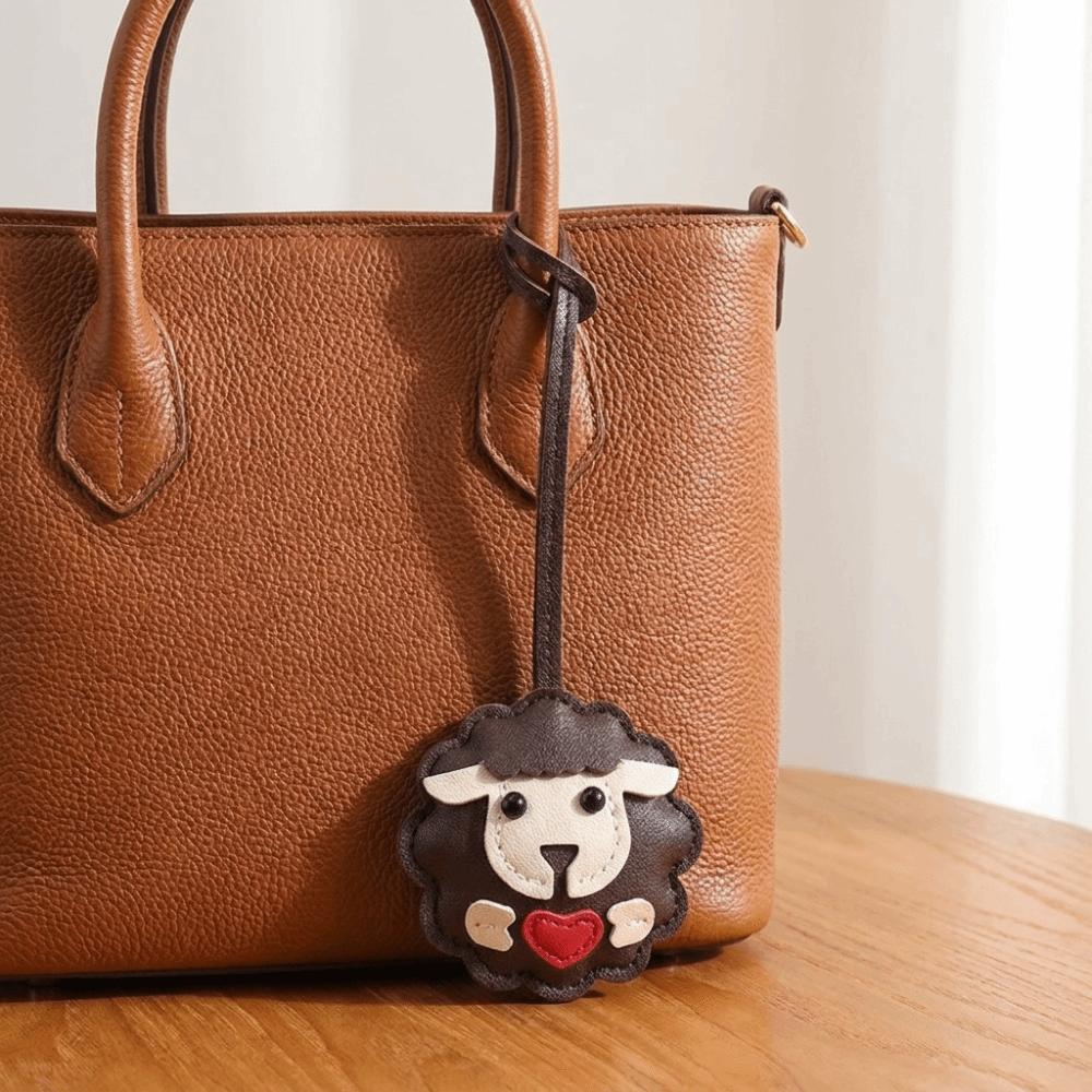Lightweight Lamb Keyring Soft Bag Charm Cute Sheep Keychain Sister