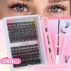 280 Tufts Of D-Song Single Tufts Of False Eyelashes 10D100Ddiy Segmented Grafting To Extend Natural Dense Hair