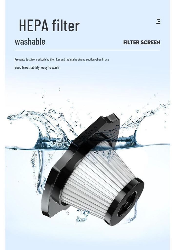 Wireless Car Vacuum Cleaner with Strong Suction - Portable Mini Handheld for Home and Car