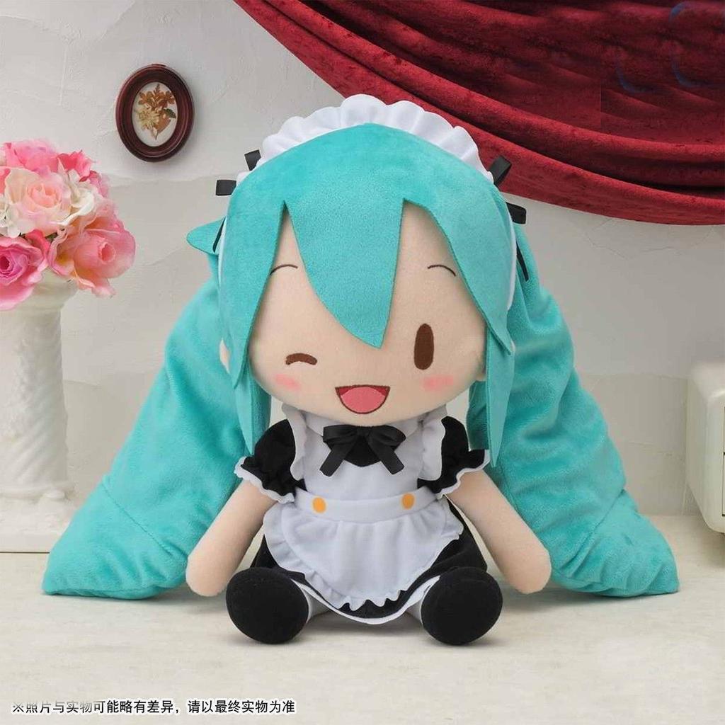 Vocaloid Hatsune Miku Anime Plush Doll Stuffed Toy With Movable Tail M Size Cute Keychain Hanging Accessories For Fans