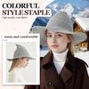 2025 Halloween Witch Hat Long Point Hat Knitted Cap for Women Halloween Party Hat Magical Hat Festival Party Cosplay Decoration