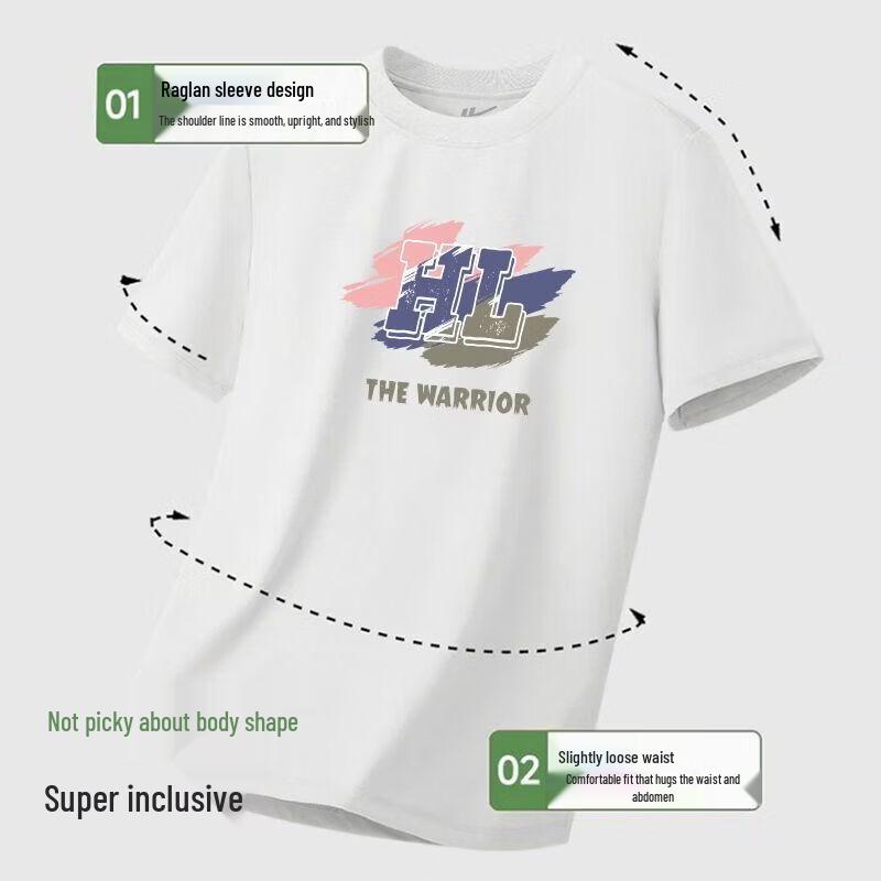Warrior Men's Pure Cotton Casual Short Sleeve T-Shirt