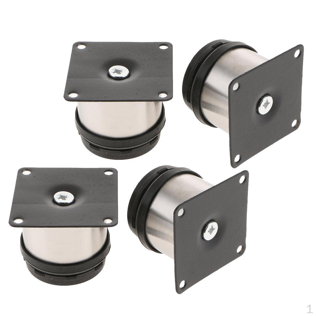 

Высота 5 см Мебель из нержавеющей стали Кухонные ножки Ножки 2 дюйма Круглые Шкафы, Диван, Столы, Упаковка из 4 штук