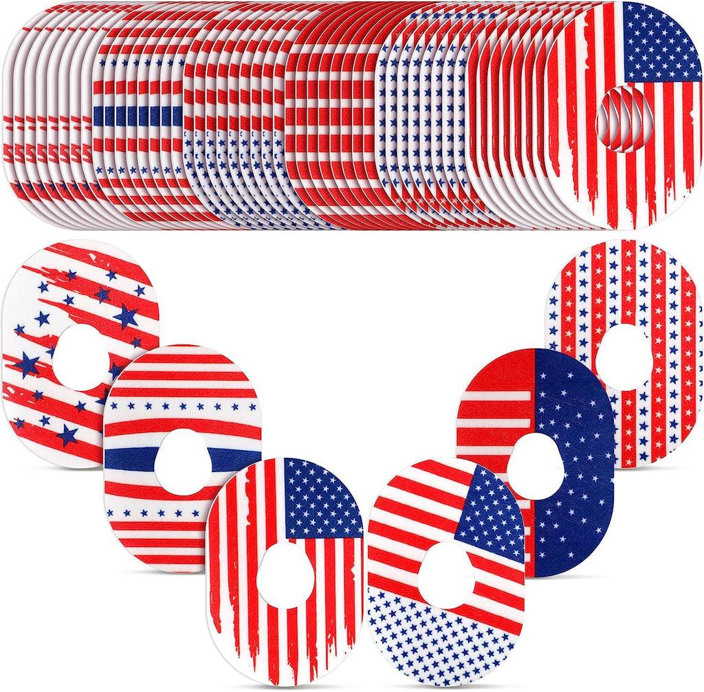 Festive Cartoon Blood Glucose Meter Waterproof Sticker: Sweatproof, Colorful, Dynamic Sensor Patch