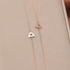 Popular Personality Titanium Steel Triangle Rose Gold Stainless Steel Women'S Bracelet Anklet