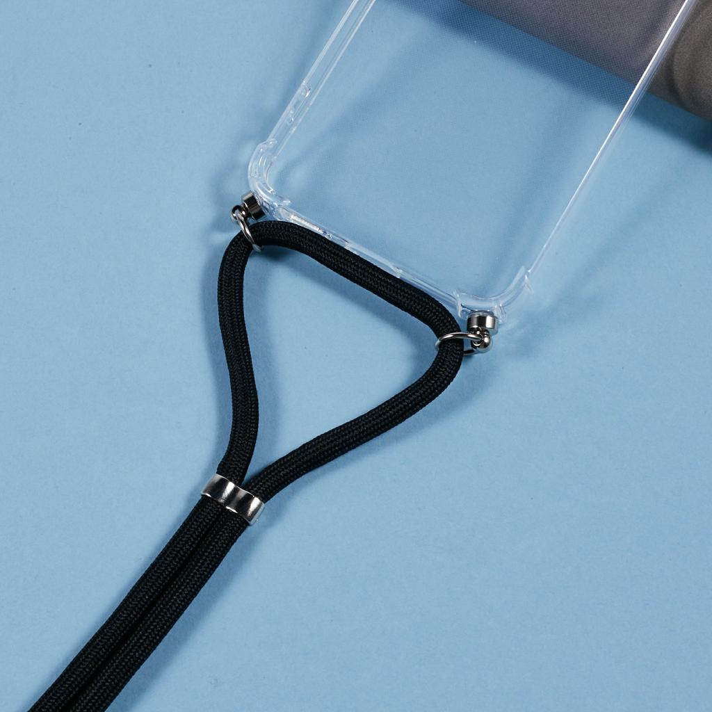 For Samsung Galaxy S26+ Case Reinforced Corner TPU Clear Phone Cover with Lanyard