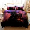 Deluxe Modern Tank Race Bedding Set - Single/Double/King/Queen Size Down Quilt Cover & Pillowcase, Home Textile