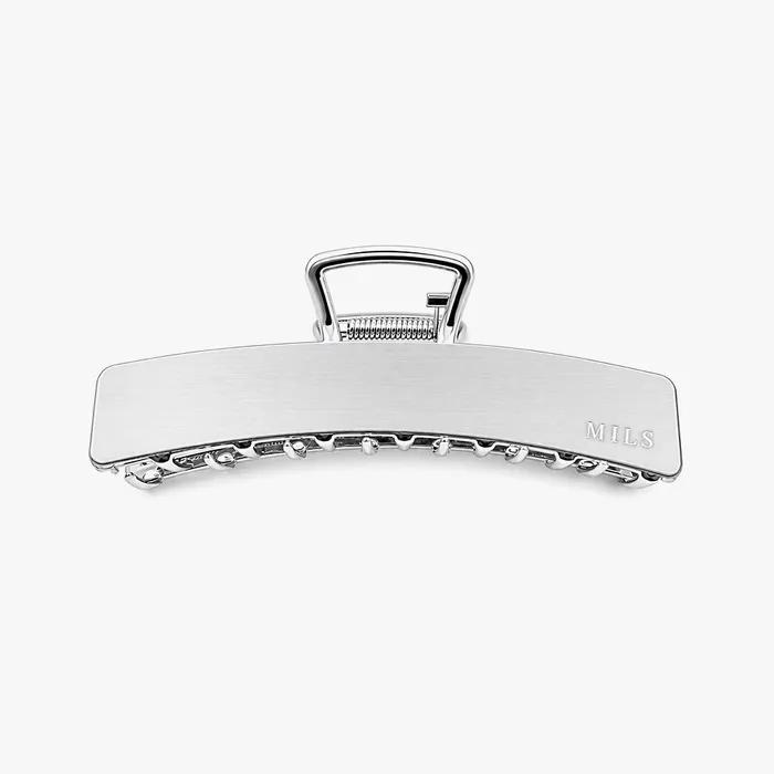 Oblong Silver Hair Claw Clip. MLH2601