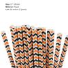 50Pcs Portable Straw Attractive Disposable for Home Halloween Eye-catching Straw Paper