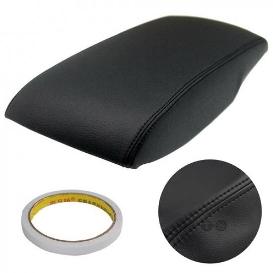 New Leather Center Console Lid Armrest Cover Black FOR 2007-2011 Toyota Camry