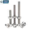 Guwanji 304 Stainless Steel Countersunk Phillips Machine Screw & Nut Set