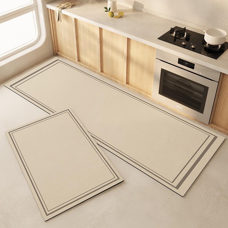 Kitchen Floor Mat Absorbent Non-slip Carpet Quick Drying Diatom Mud Foot Mats Long Carpets Japanese Style Home Decoration Rug