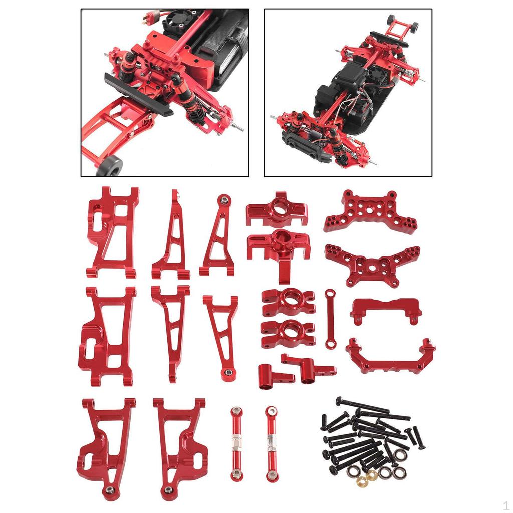 1/14 RC Car Upgrades Front and Rear Shock Aluminum Alloy DIY Accessories Accessory Lower