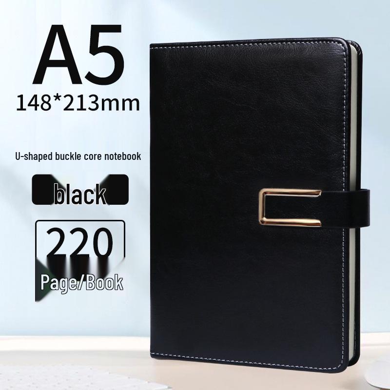 Роскошный настраиваемый блокнот формата А5 с креативной застежкой и возможностями нанесения логотипа