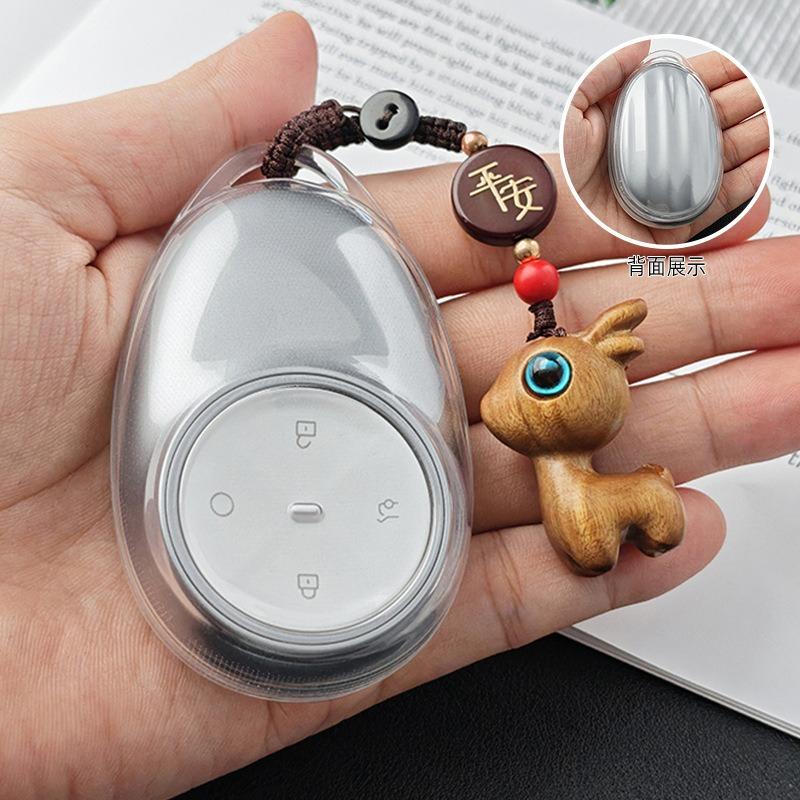 TPU Car Key Case Shell Protector Bag for GAC AION Y Plus S V LX IA5 Soft Transparent Remote Cover Holder Keychain Accessories
