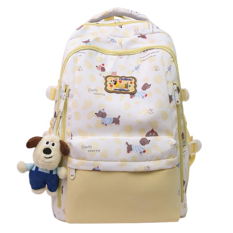 Ultra-light Backpack for Girls: Ideal for Middle & High School Students, Printed Laptop Backpack, Outing Handbag, Shoulder Bag