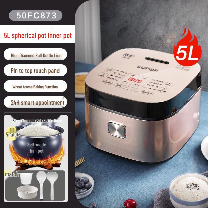 Supor 4L Stainless Steel Intelligent Multi-Function Rice Cooker SF40FC9001