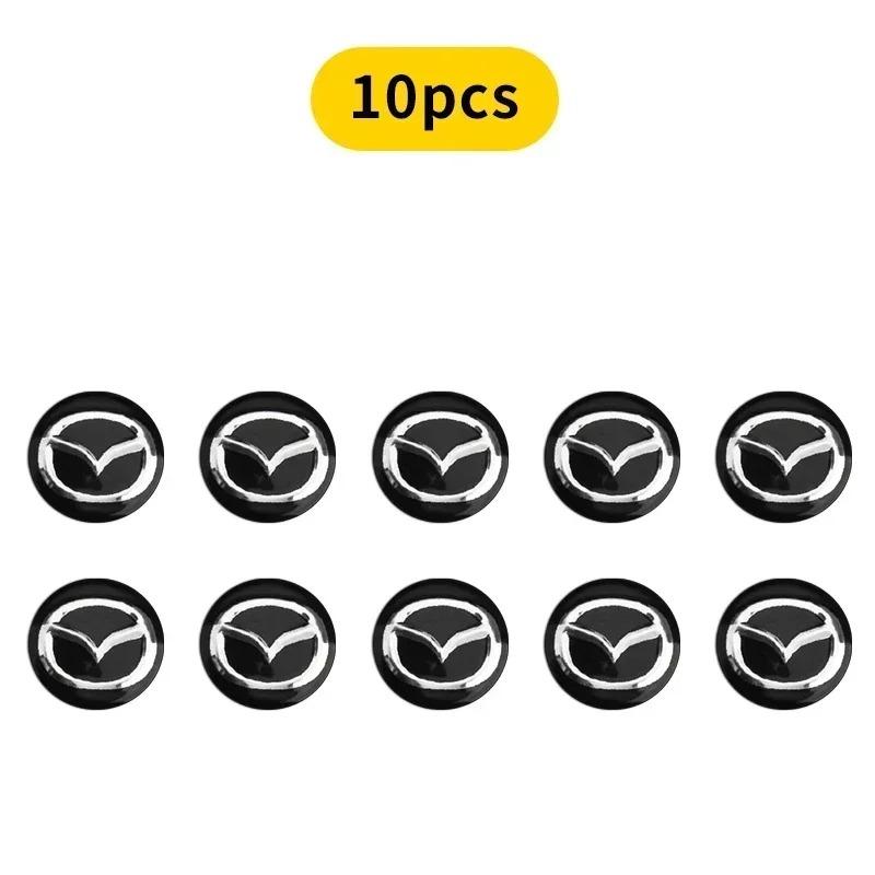 Autosleutel Logo Sticker Embleem Badge Aluminium DIY Voor Mazda 3 Alexa CX30 CX-4 CX5 CX-5 CX8 CX-8 CX-30 CX9 CX-9 Auto-accessoires
