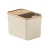 Large Capacity Insect- & Moisture-Proof Rice & Flour Storage Container with Push-Pull Lid