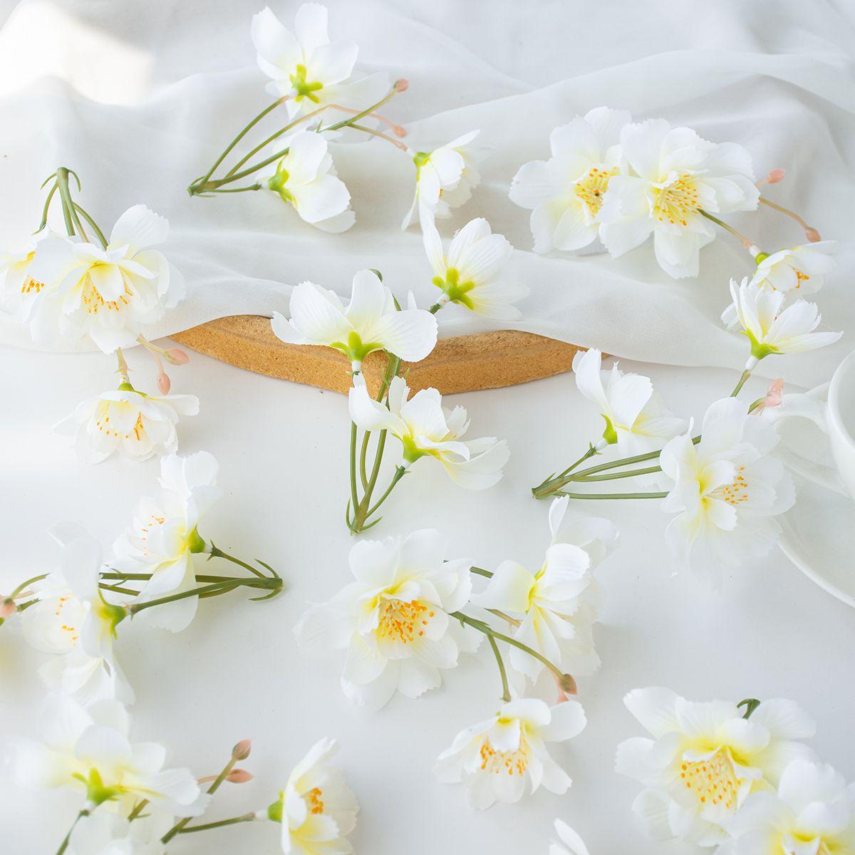 

5/10 шт. Шелковый Искусственный Цветок Жасмина Высокое Качество Для Дома Комнаты Улицы Сада Свадьбы Свадебный Букет Арка Фестиваль Декор Сделай Сам Подарок 5 pcs