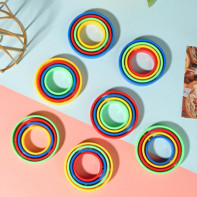 1 STÜCK Neuheit Unendlicher Flip Lustiger Spinner Fidget Kreisel Spielzeug Coole Gadgets Spaß Stressabbau Geschenke Kinder Goodie Bag Füllungen