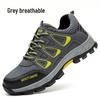 Breathable Mesh Steel Toe Safety Shoes: Fashionable, Anti-Smash, Anti-Puncture, Wear-Resistant Protective Footwear for Work.