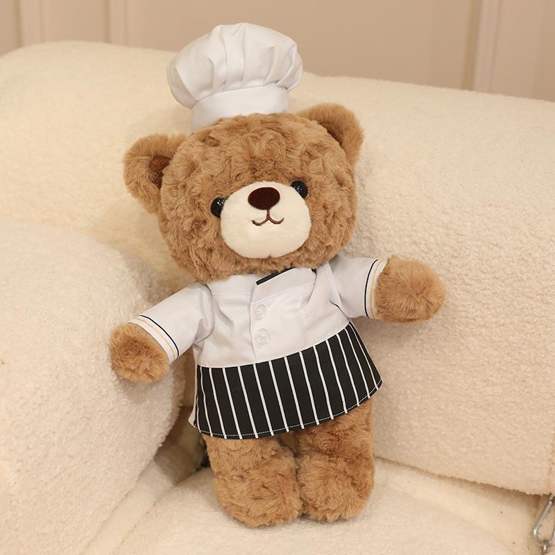 9 Styles Cute Teddy Bear Plush Toys Delicate Dressed Up Cartoon Little Bear Doll Warm Cozy Children Appease Bear Toys