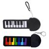Light Weight Foldable Silicone Electronic Piano Hand Roll Desktop Practice Instrument For Beginners Outdoor Use