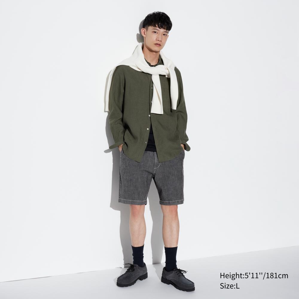 

БРЮКИ UNIQLO СТРЕЙЧ ЛЕГКИЕ (ШАМБРЕ)