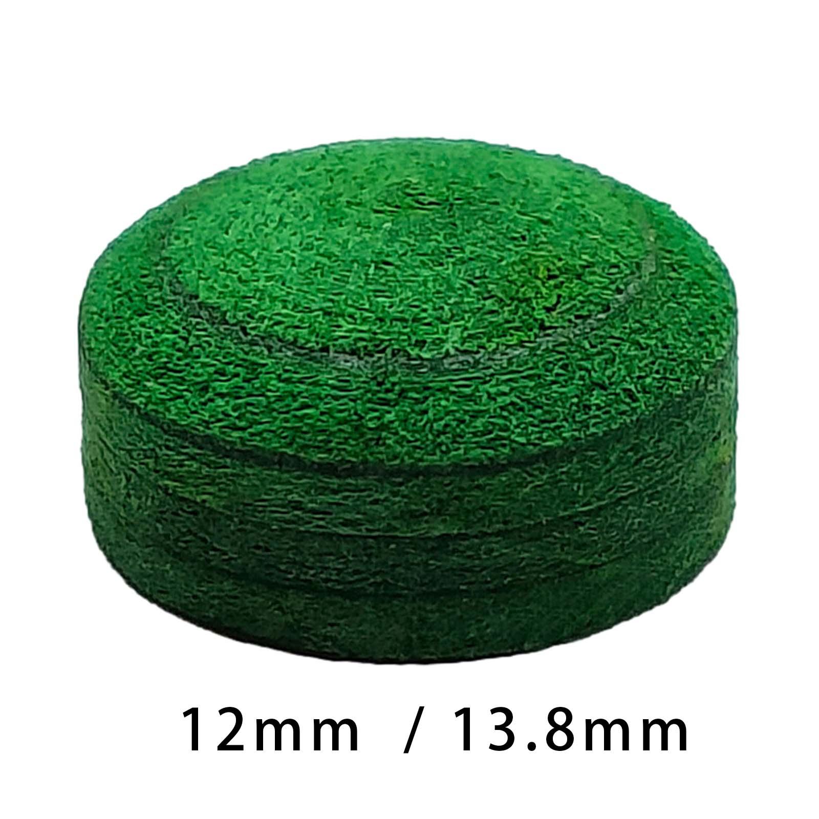 Billiard Pool Cue Tip Pool Stick Tip Replacement Snooker Cue Tip PU Leather Billiard Accessories Spare Parts Break Jump Tip Diameter 13.8mm