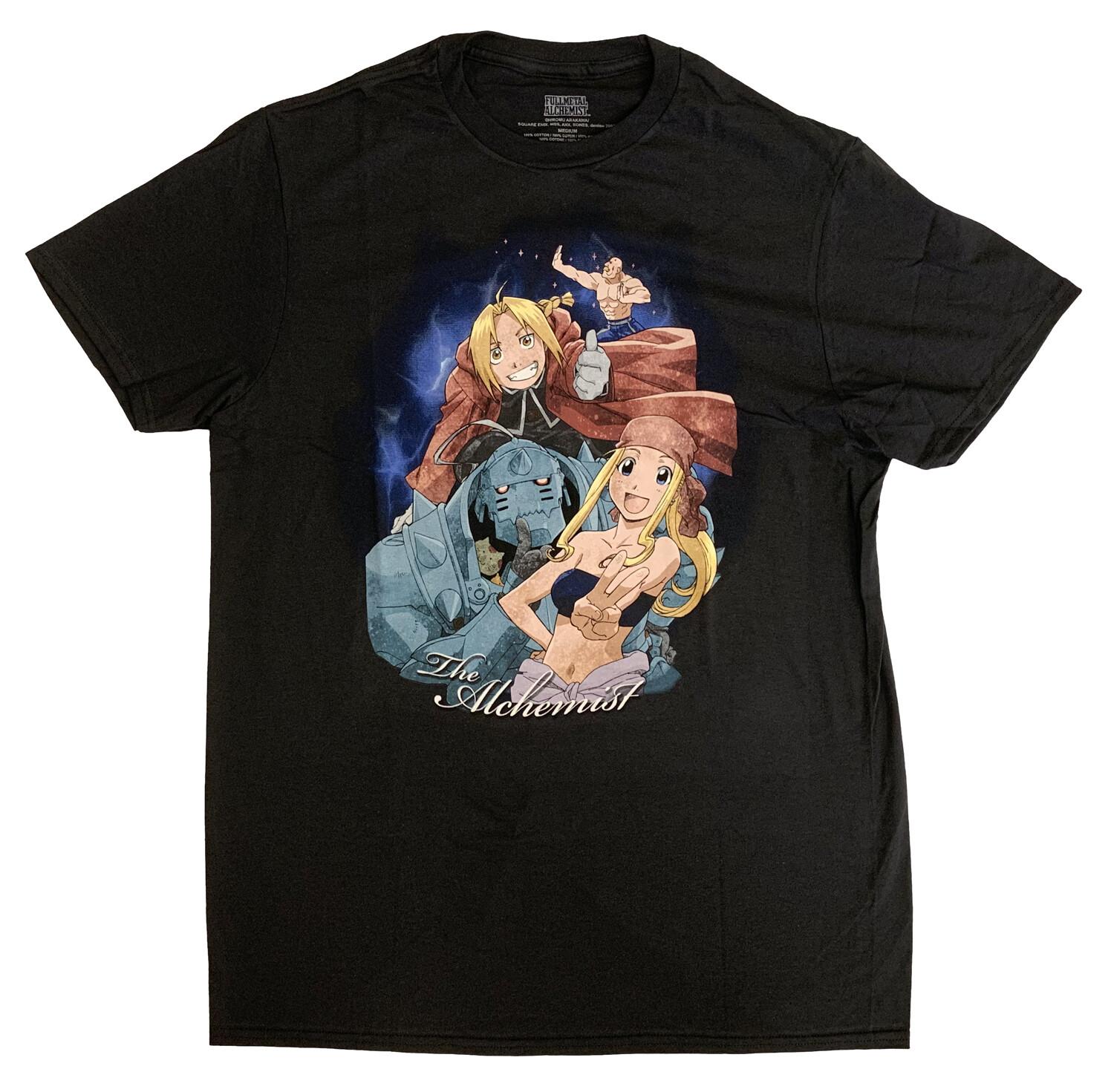 Fullmetal Alchemist The Group Anime Adult T-shirt M