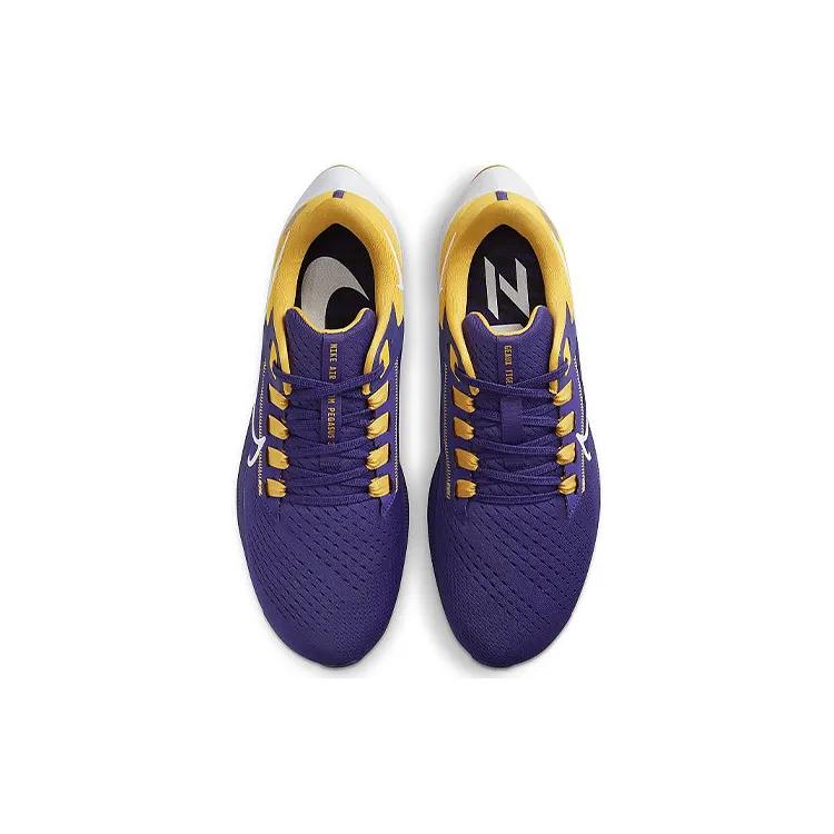 Nike Air Zoom Pegasus 38 'LSU' (Unisex) Court Purple / University Gold / Black / White Running Shoes DJ0831 500